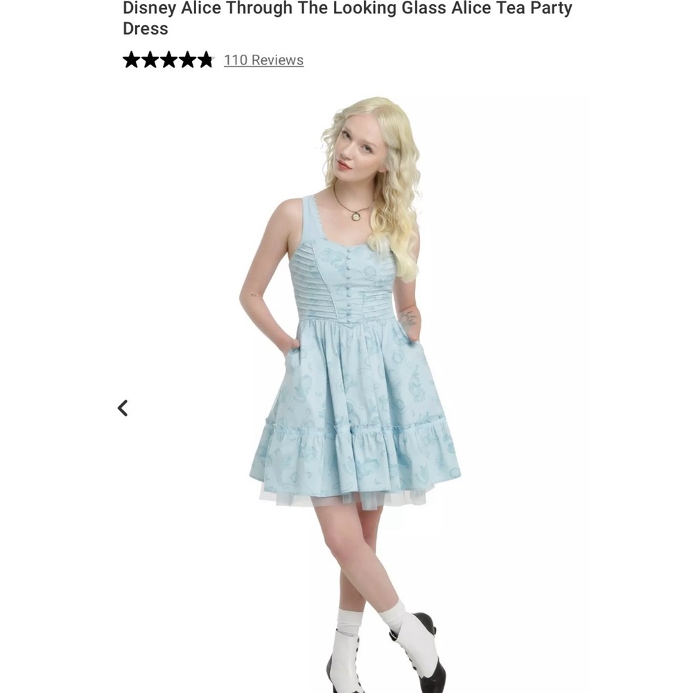 Disney Alice Through The Looking Glass Alice Tea Party Dress